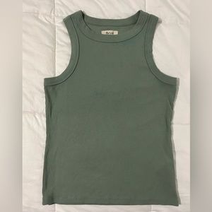 Madewell Brightside Rib Cutaway Tank